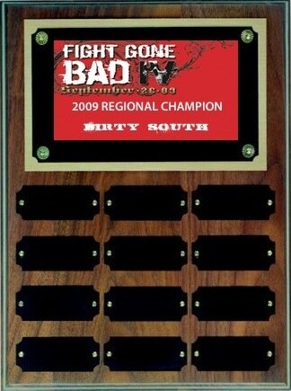 Regional Award Plaque Regional Award Plaque